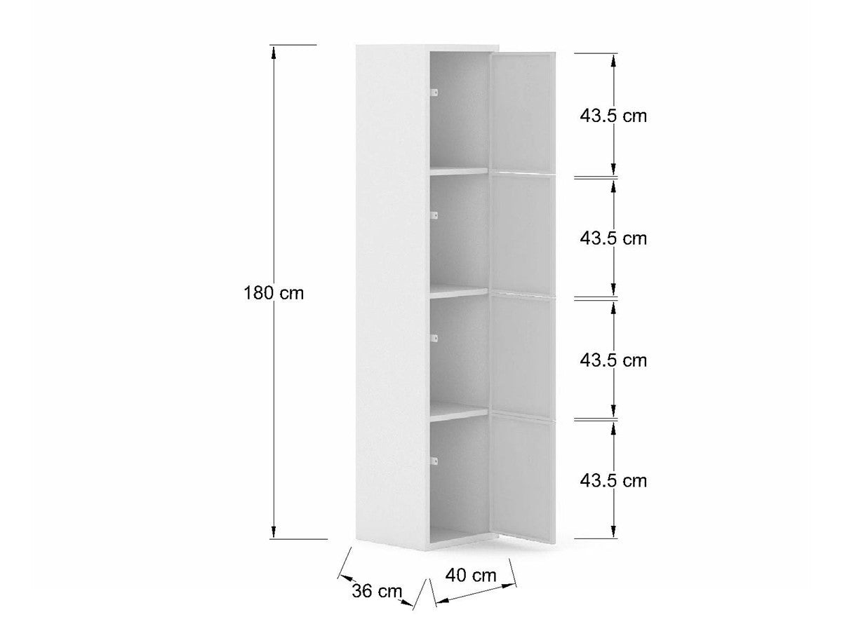 Locker Económico Metálico 4 Puertas