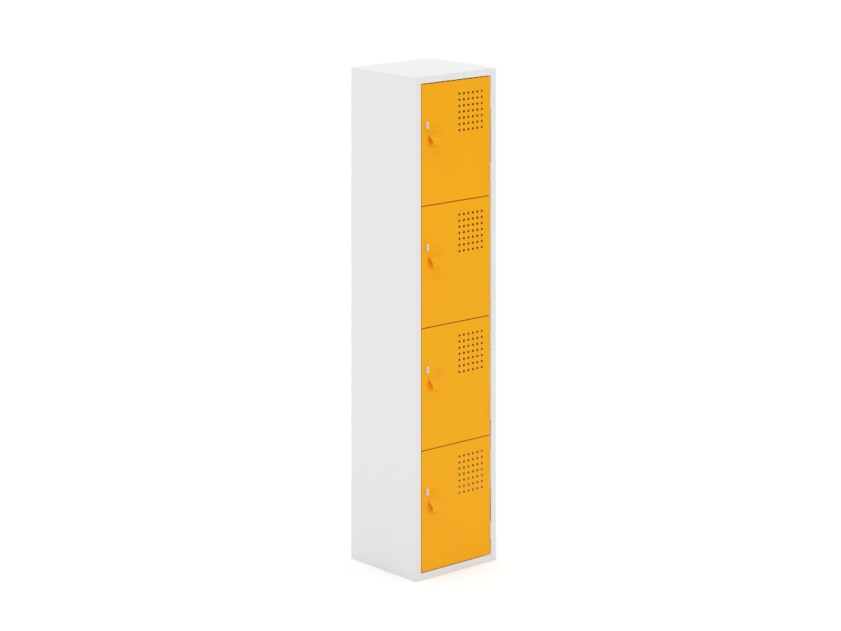 Locker Económico Metálico 4 Puertas, Colores
