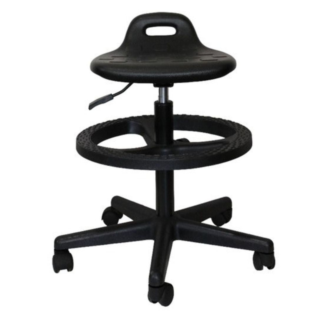 Banco Asiento Industrial Ergonómico con Aro Descansapies