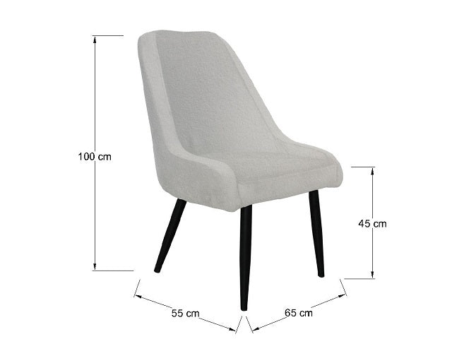 Silla Gany Base Negra