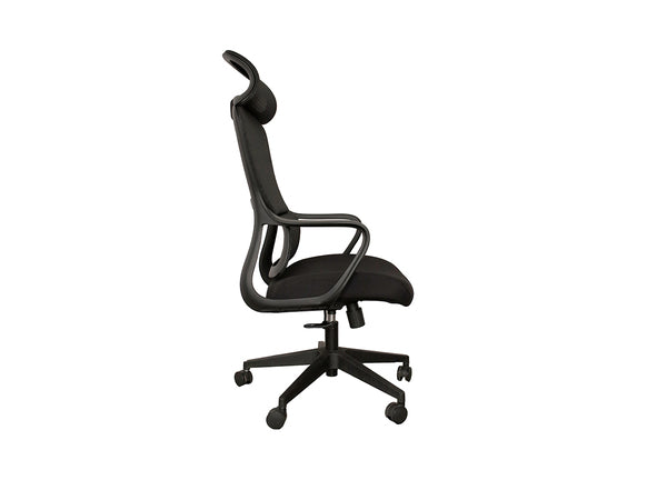 Realspace® Lenzer Mesh High-Back Task Chair, Black, BIFMA, 44% OFF