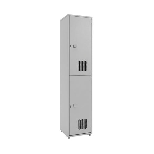 Locker con Rejilla 2 Puertas