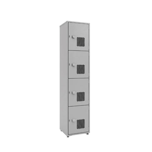 Locker con Rejilla 4 Puertas