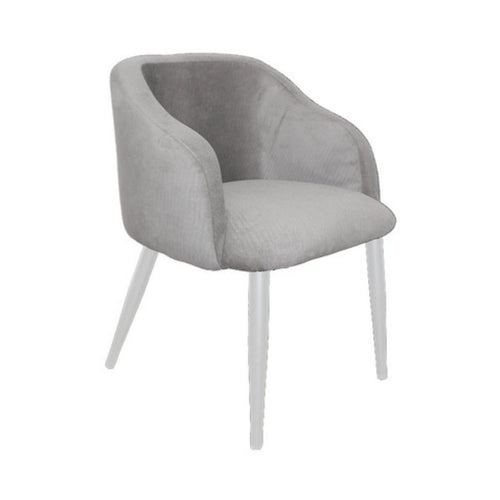 Silla Turin Base Metálica Blanca