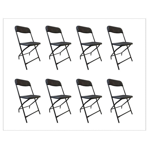 Paquete de 8 Sillas Plegables Simplex