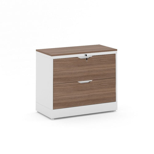Archivero Horizontal 2C Cuerpo Metálico con Frente y Cubierta en LP