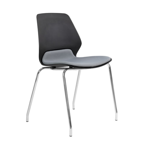 Silla Kolbe Cromada Asiento Tapizado