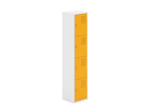 Locker Económico Metálico 4 Puertas, Colores