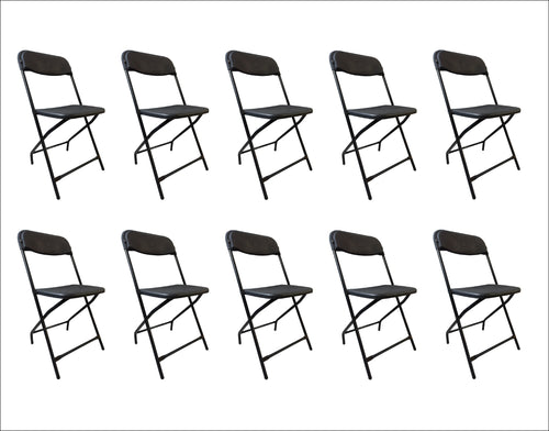 Paquete de 10 Sillas Plegables Simplex