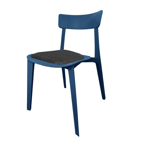 Silla Kipali con asiento acojinado