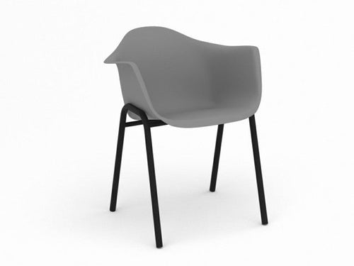 Silla Multiusos Eames T813 con Brazos, Base Visita